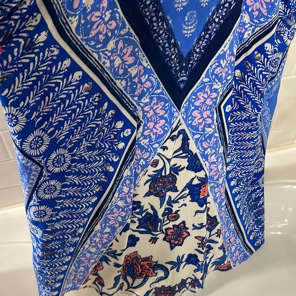 Jealous Tomato Blue medley mini dress/ swim cover up . NEW w/ out tags - Picture 5 of 5